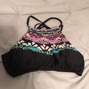 High neck bikini top